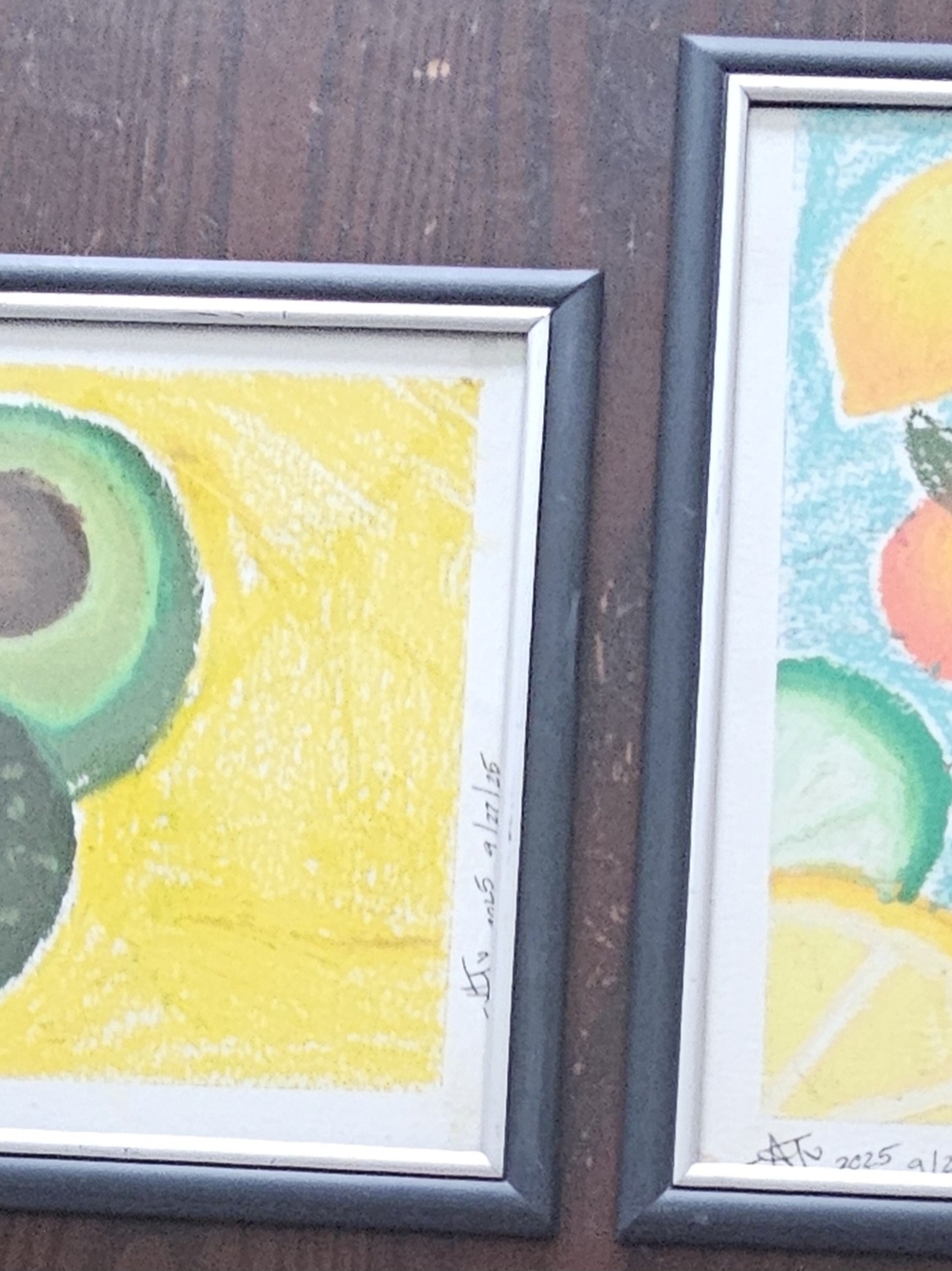 Bright Avocado & Citrus Wall Art Print - Yellow and Green - Picture 4 of 5